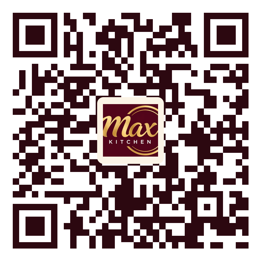 QR code to view the Max Kitchen menu